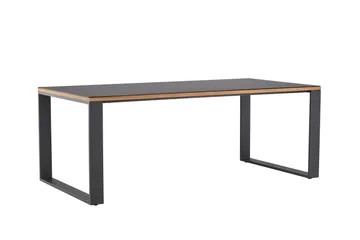 Aspvik Matbord 100x200 cm Svart - Svart - Utemöbler & utemiljö - Utebord & trädgårdsbord - Matbord utomhus