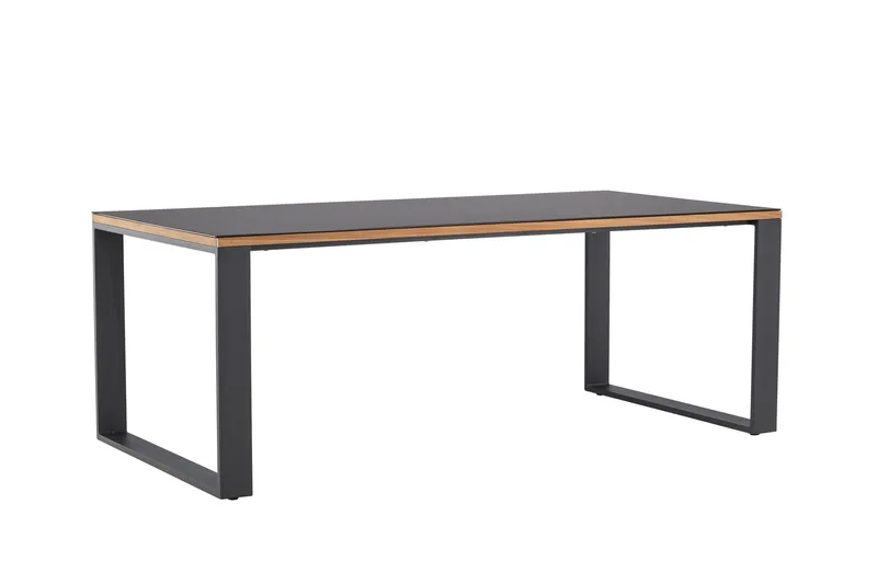 Aspvik Matbord 100x200 cm Svart - Svart - Utemöbler & utemiljö - Utebord & trädgårdsbord - Matbord utomhus
