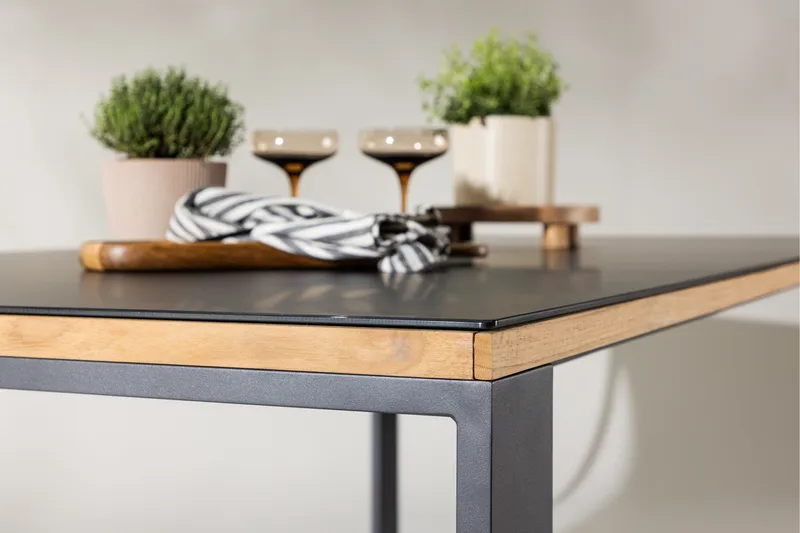 Aspvik Matbord 100x200 cm Svart - Svart - Utemöbler & utemiljö - Utebord & trädgårdsbord - Matbord utomhus