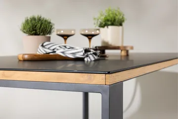 Aspvik Matbord 100x200 cm Svart - Svart - Utemöbler & utemiljö - Utebord & trädgårdsbord - Matbord utomhus