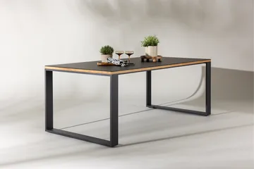 Aspvik Matbord 100x200 cm Svart - Svart - Utemöbler & utemiljö - Utebord & trädgårdsbord - Matbord utomhus