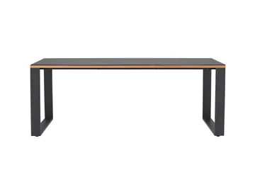 Aspvik Matbord 100x200 cm Svart - Svart - Utemöbler & utemiljö - Utebord & trädgårdsbord - Matbord utomhus