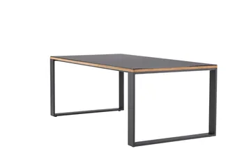 Aspvik Matbord 100x200 cm Svart - Svart - Utemöbler & utemiljö - Utebord & trädgårdsbord - Matbord utomhus