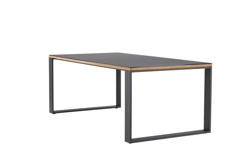 Aspvik Matbord 100x200 cm Svart - Svart - Utemöbler & utemiljö - Utebord & trädgårdsbord - Matbord utomhus