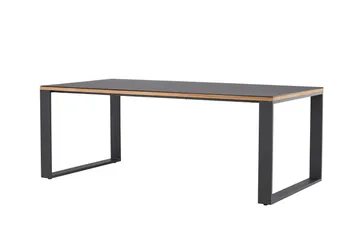 Aspvik Matbord 100x200 cm Svart - Svart - Utemöbler & utemiljö - Utebord & trädgårdsbord - Matbord utomhus