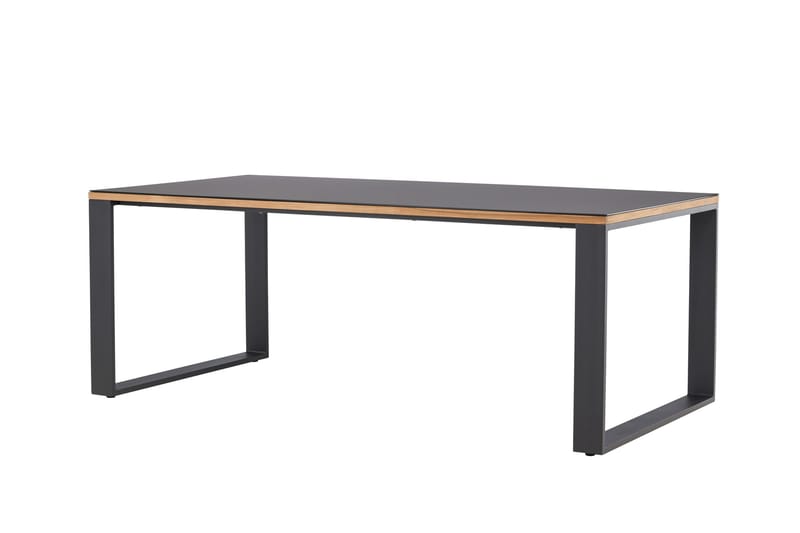 Aspvik Matbord 100x200 cm Svart - Svart - Utemöbler & utemiljö - Utebord & trädgårdsbord - Matbord utomhus