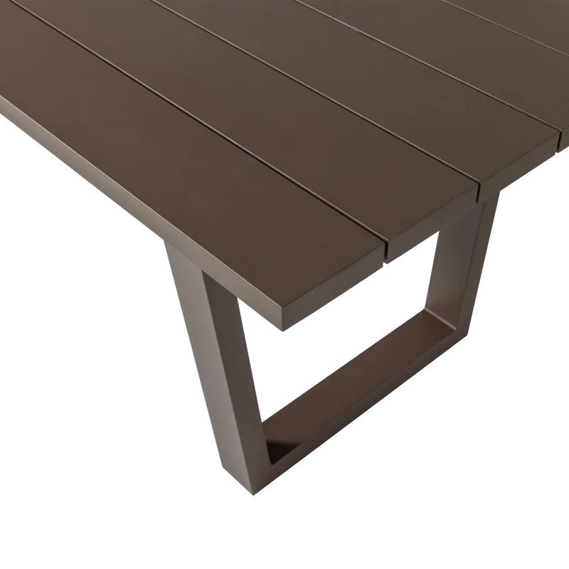 Matbord Bear 240 cm Utomhus - Brun - Utemöbler & utemiljö - Utebord & trädgårdsbord - Matbord utomhus