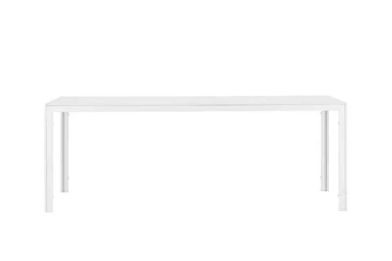 Break Matbord Utomhus 90x205 cm, Vit