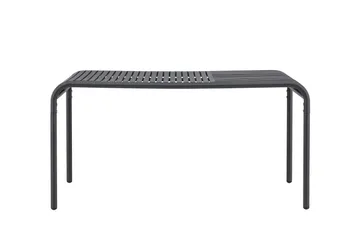 Gardeno Matbord Utomhus 90x150 cm utebord i aluminium - Svart - Utemöbler & utemiljö - Utebord & trädgårdsbord - Matbord utomhus