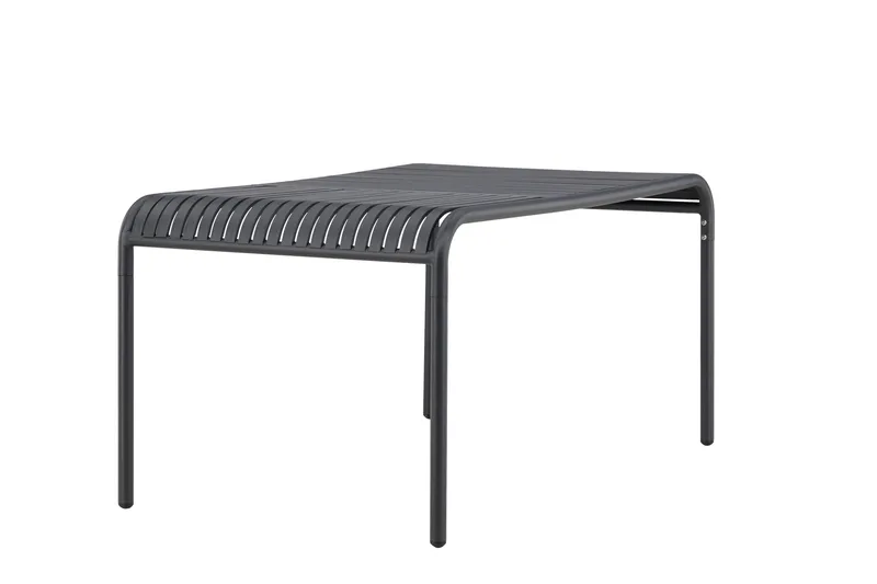 Gardeno Matbord Utomhus 90x150 cm utebord i aluminium - Svart - Utemöbler & utemiljö - Utebord & trädgårdsbord - Matbord utomhus