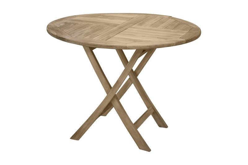 Matbord Kenya Rund Ø100 cm Natur - Matbord utomhus