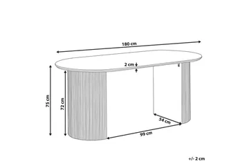 Matbord Savory Svart - Svart - Utemöbler & utemiljö - Utebord & trädgårdsbord - Matbord utomhus