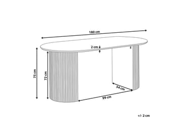 Matbord Savory Svart - Svart - Utemöbler & utemiljö - Utebord & trädgårdsbord - Matbord utomhus