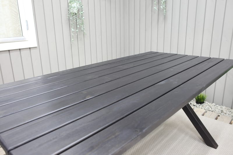 Matbord Scottsdale 150 cm Kaffesvart - Kaffesvart - Matbord utomhus