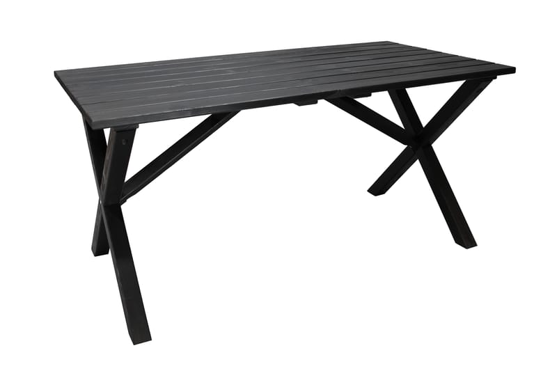 Matbord Scottsdale 150 cm Kaffesvart - Matbord utomhus