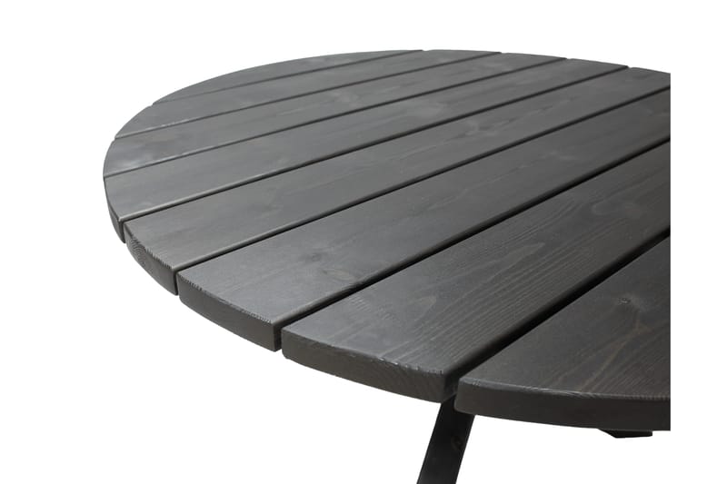 Matbord Scottsdale Runt 112 cm - Kaffesvart - Matbord utomhus