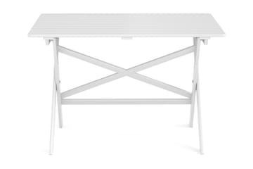 Matbord utomhus - 118x70x74cm - Vit - Utemöbler & utemiljö - Utebord & trädgårdsbord - Matbord utomhus