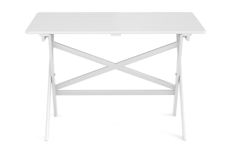 Matbord utomhus - 118x70x74cm - Vit - Utemöbler & utemiljö - Utebord & trädgårdsbord - Matbord utomhus