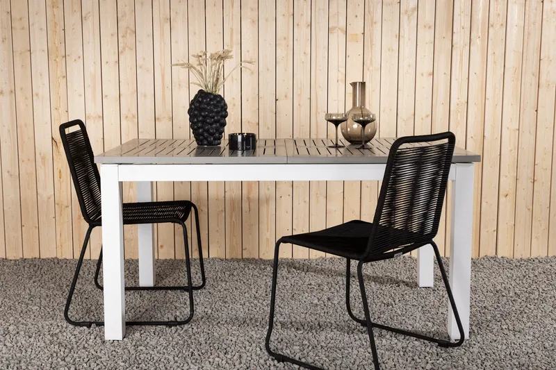 Albany Matbord Utomhus 152-210 cm - Grå/Vit - Utemöbler & utemiljö - Utebord & trädgårdsbord - Matbord utomhus