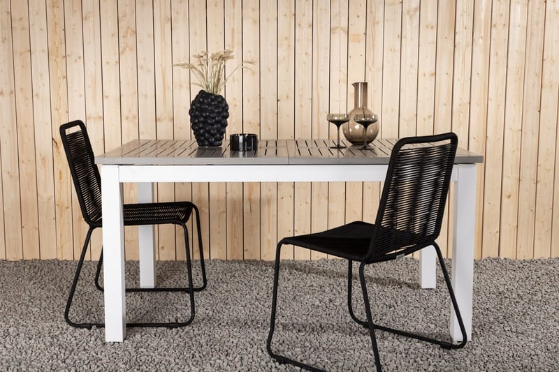 Albany Matbord Utomhus 152-210 cm - Grå/Vit - Utemöbler & utemiljö - Utebord & trädgårdsbord - Matbord utomhus
