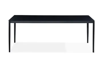 Alex Matbord Utomhus 200x100 cm Utebord med bordsskiva i glas och aluminium ben - Svart / Grå stenlook - Utemöbler & utemiljö - Utebord & trädgårdsbord - Matbord utomhus