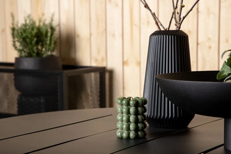 Alma Matbord Utomhus Rund 120 cm Svart - Venture Home - Utem öbler & utemiljö - Utebord & trädgårdsbord - Matbord utomhus