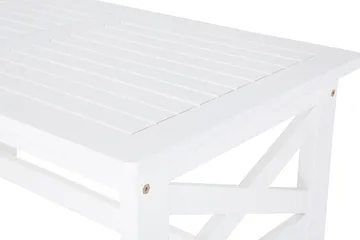 Baltic Trädgårdsbord 100 cm - Vit - Utemöbler & utemiljö - Utebord & trädgårdsbord - Matbord utomhus