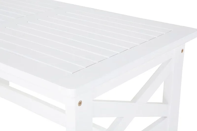 Baltic Trädgårdsbord 100 cm - Vit - Utemöbler & utemiljö - Utebord & trädgårdsbord - Matbord utomhus
