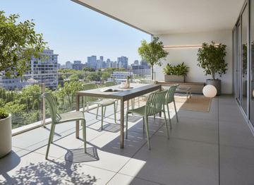 Matbord utomhus Bartica 84x154 cm - Brun - Utemöbler & utemiljö - Utebord & trädgårdsbord - Matbord utomhus