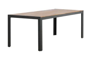 Bois Matbord Utomhus 200 cm Svart/Brun - Venture Home - Utemöbler & utemiljö - Utebord & trädgårdsbord - Matbord utomhus