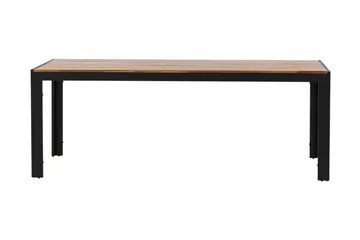 Bois Matbord Utomhus 200 cm Svart/Brun - Venture Home - Utemöbler & utemiljö - Utebord & trädgårdsbord - Matbord utomhus