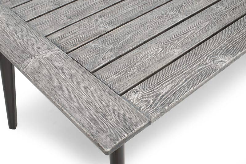 Bord Valetta 90x220 cm Grå - Ljusgrå - Matbord utomhus