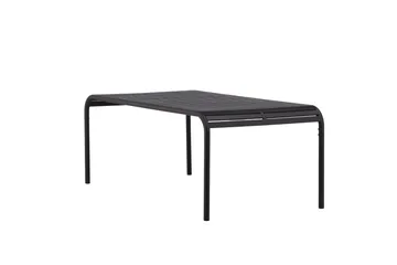 Borneo Matbord Utomhus 200 cm - Svart - Utemöbler & utemiljö - Utebord & trädgårdsbord - Matbord utomhus