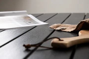 Break Matbord Utomhus 120 cm Rund - Beige - Utemöbler & utemiljö - Utebord & trädgårdsbord - Matbord utomhus