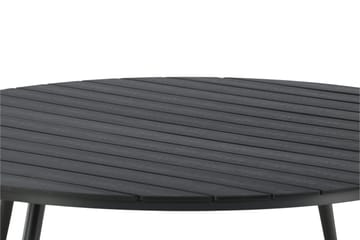 Break Matbord Utomhus 150 cm Rund - Svart - Utemöbler & utemiljö - Utebord & trädgårdsbord - Matbord utomhus
