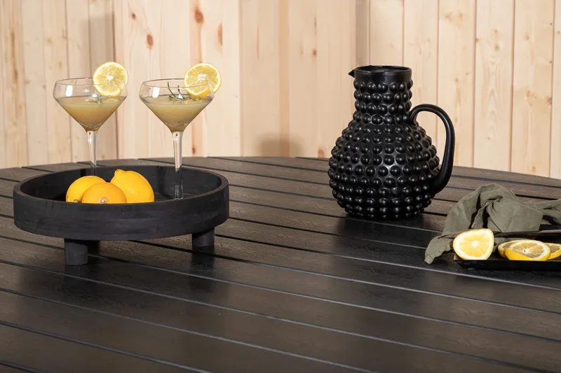 Break Matbord Utomhus 150 cm Rund - Svart - Utemöbler & utemiljö - Utebord & trädgårdsbord - Matbord utomhus