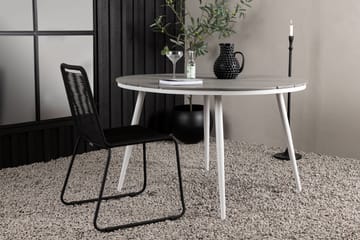 Break Matbord Utomhus Rund Ø120 cm - Beige - Utemöbler & utemiljö - Utebord & trädgårdsbord - Matbord utomhus