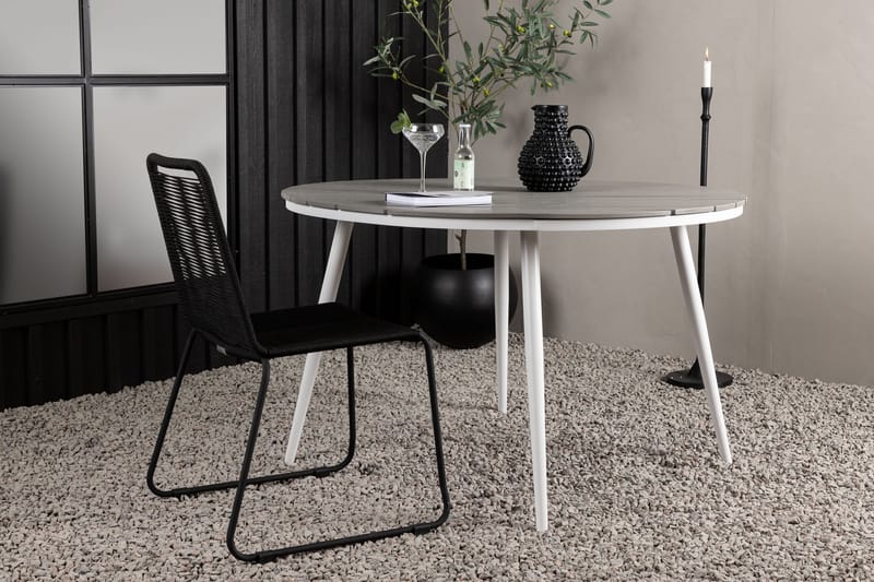 Break Matbord Utomhus Rund Ø120 cm - Beige - Utemöbler & utemiljö - Utebord & trädgårdsbord - Matbord utomhus
