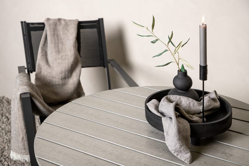 Break Matbord Utomhus Rund 90 cm - Vit - Utemöbler & utemiljö - Utebord & trädgårdsbord - Matbord utomhus