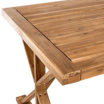 Matbord utomhus Calabritto 90 cm 180 cm Akaciaträ - Brun - Utemöbler & utemiljö - Utebord & trädgårdsbord - Matbord utomhus