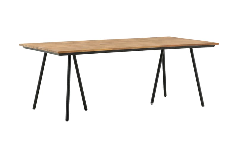 Chan Matbord Utomhus 200 cm - Svart/Brun - Utemöbler & utemiljö - Utebord & trädgårdsbord - Matbord utomhus