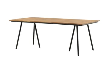 Chan Matbord Utomhus 200 cm - Svart/Brun - Utemöbler & utemiljö - Utebord & trädgårdsbord - Matbord utomhus