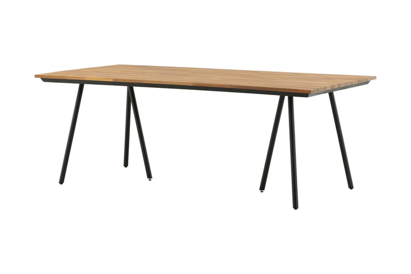 Chan Matbord Utomhus 200 cm - Svart/Brun - Utemöbler & utemiljö - Utebord & trädgårdsbord - Matbord utomhus