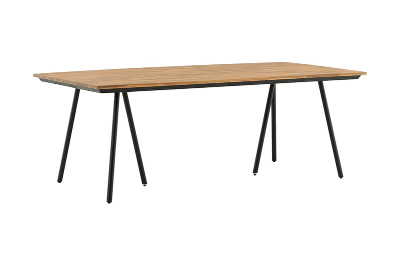 Chan Matbord Utomhus 200 cm - Svart/Brun - Utemöbler & utemiljö - Utebord & trädgårdsbord - Matbord utomhus