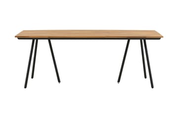 Chan Matbord Utomhus 200 cm - Svart/Brun - Utemöbler & utemiljö - Utebord & trädgårdsbord - Matbord utomhus