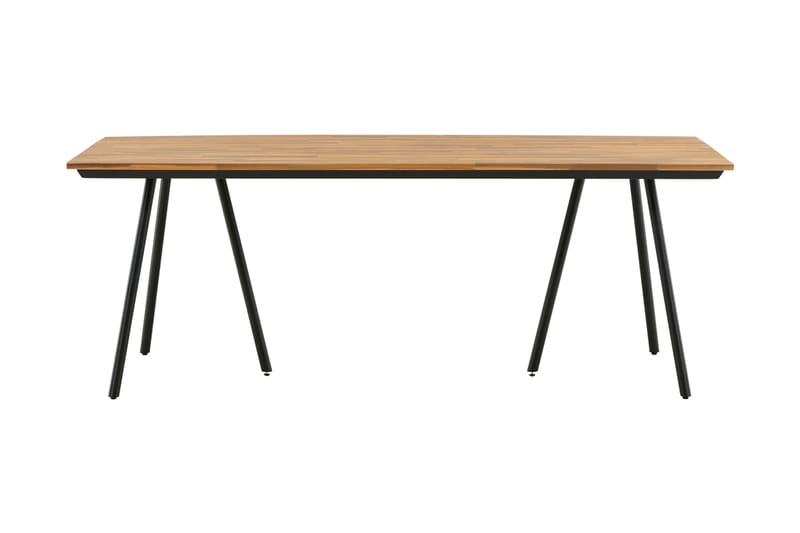 Chan Matbord Utomhus 200 cm - Svart/Brun - Utemöbler & utemiljö - Utebord & trädgårdsbord - Matbord utomhus