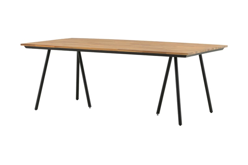Chan Matbord Utomhus 200 cm - Svart/Brun - Utemöbler & utemiljö - Utebord & trädgårdsbord - Matbord utomhus