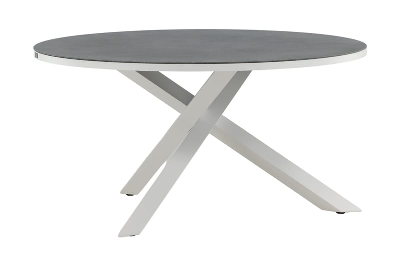 Copacabana Matbord Utomhus Rund 140 cm - Grå/Vit - Utemöbler & utemiljö - Utebord & trädgårdsbord - Matbord utomhus