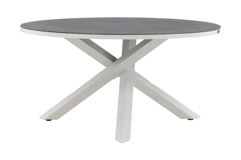 Copacabana Matbord Utomhus Rund 140 cm - Grå/Vit - Utemöbler & utemiljö - Utebord & trädgårdsbord - Matbord utomhus