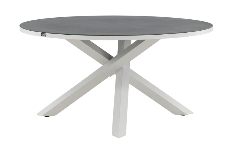 Copacabana Matbord Utomhus Rund 140 cm - Grå/Vit - Utemöbler & utemiljö - Utebord & trädgårdsbord - Matbord utomhus